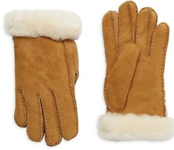 UGG Perforated Shearling Gloves