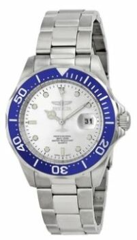 Invicta Pro Diver Silver Dial Stainless Steel Men’s Watch