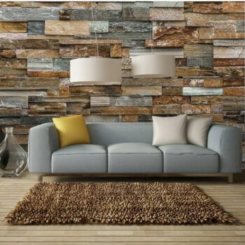 Colorful Stone 8′ x 144″ Wall Mural