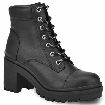 Nine West Women’s Block Heel Combat Boots